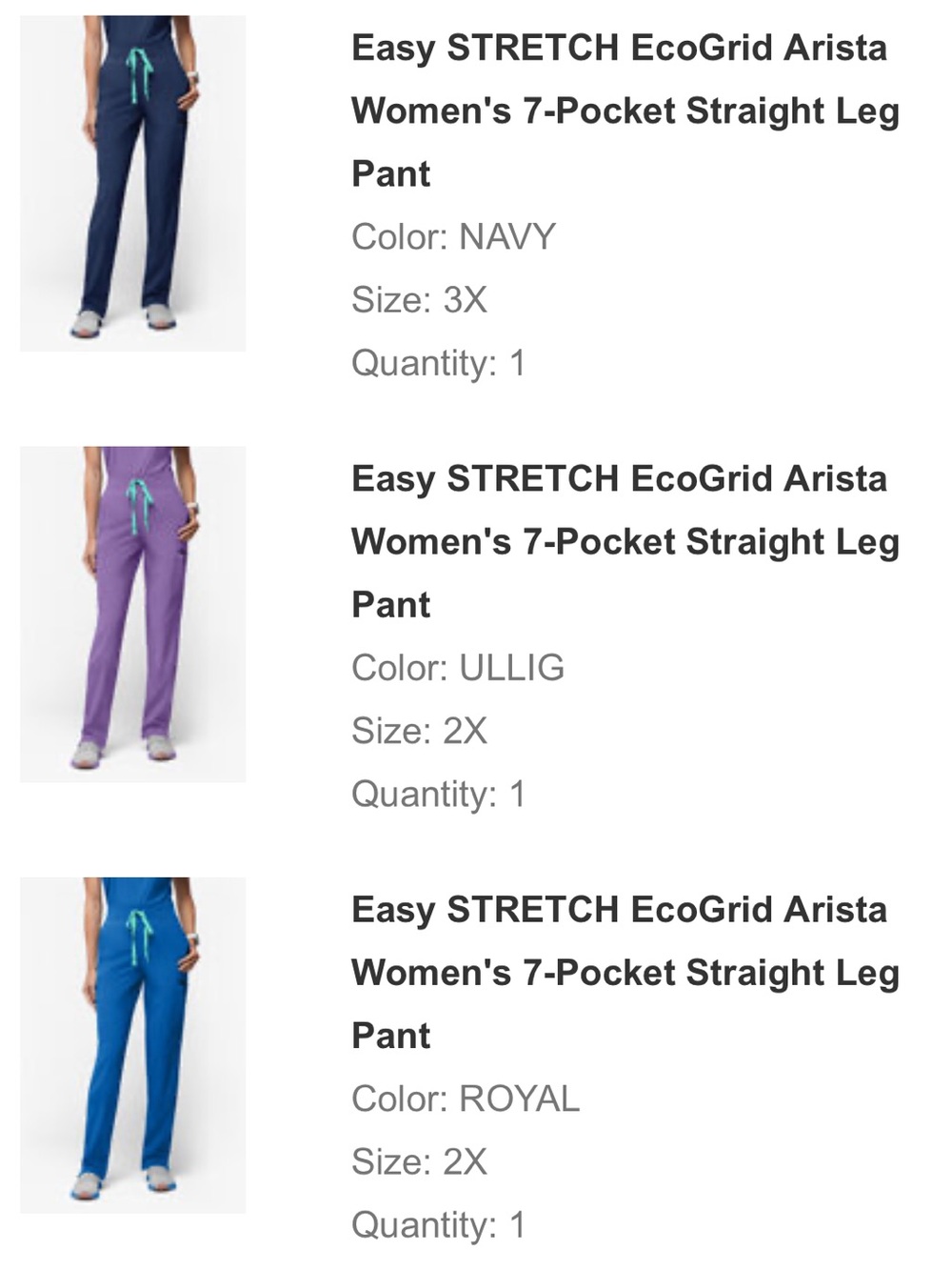 Women's Scrub pants - Picture 4 of 6